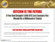 Tablet Screenshot of bitcoinmiracleguide.com